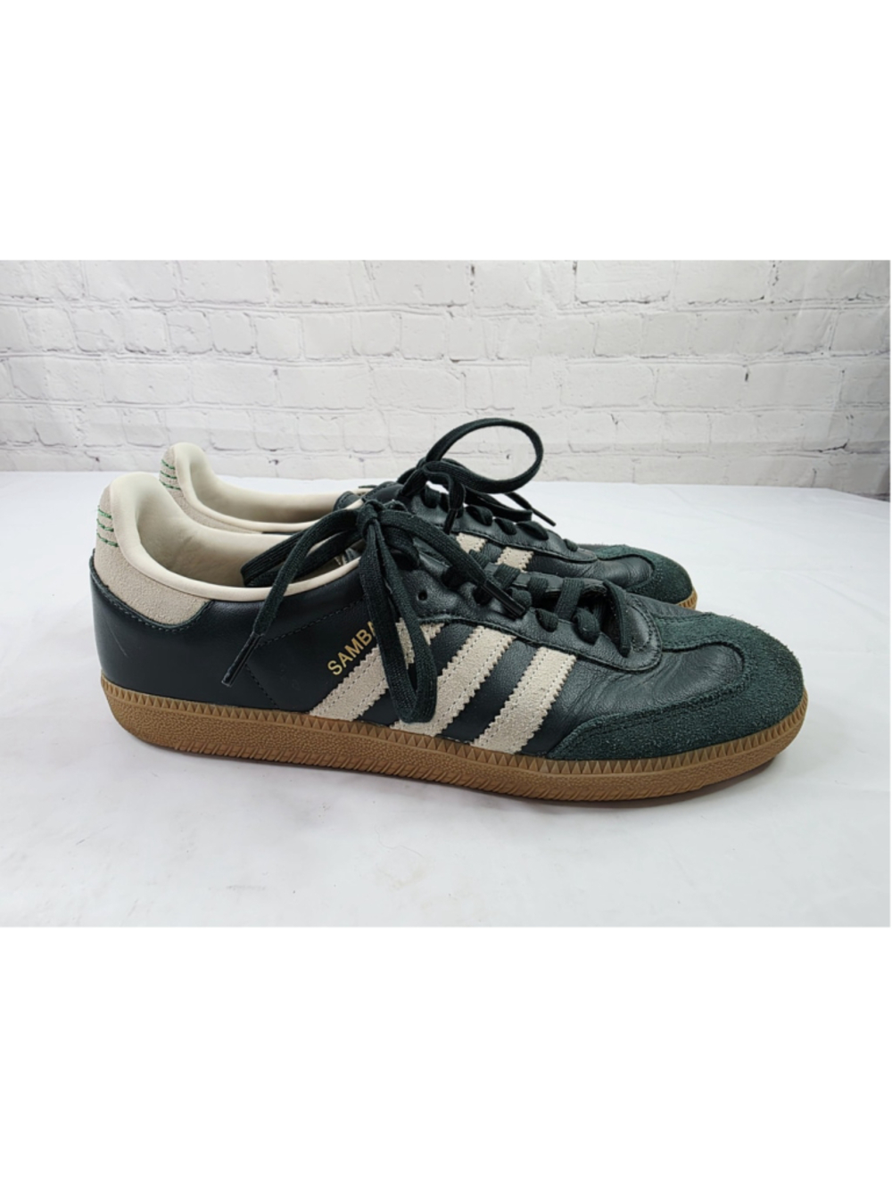 Adidas Originals Samba OG (Shadow Green/Cream White) Men's Shoes Size 11